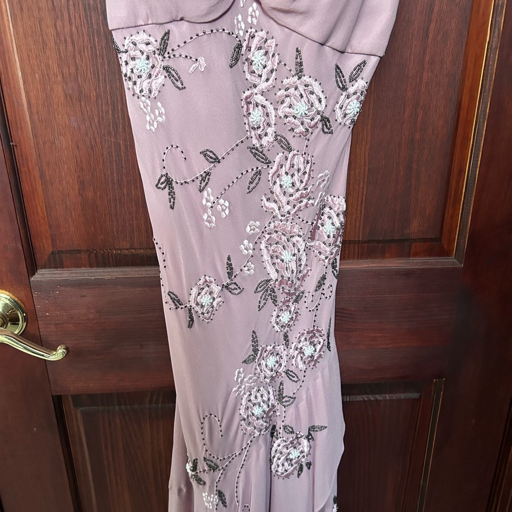 NWOT Sue Wong beaded fishtail gown - flawless Y2K mermaid fairy core dress - Picture 5 of 16